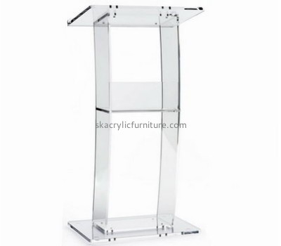 Quality furniture company customized clear acrylic pulpit furniture for sale AP-663