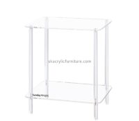 Custom wholesale acrylic 2 tiers side table AT-977