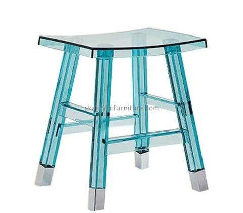 Acrylic furniture supplier custom plexiglass low rest stool AC-078