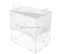 Acrylic furniture supplier custom plexiglass rat house hamster cage AB-062