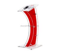 China acrylic manufacturer custom plexiglass pulpit perspex lectern AP-1242