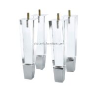 Lucite display manufacturer custom acrylic furniture legs DIY legs AL-060