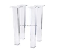 China perspex manufacturer custom plexiglass coffee table,desk,bench replacement leg AL-058