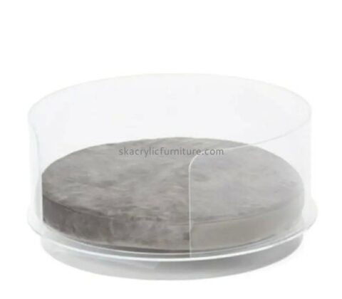 China acrylic manufacturer custom plexiglass pet dog bed AB-057