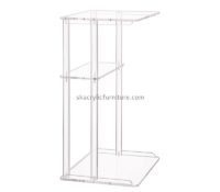 Acrylic furniture manufacturer custom plexiglass C shaped end table AT-846