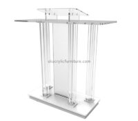 Acrylic furniture manufacturer custom plexiglass lectern pulpit podium AP-1249