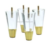 Plexiglass furniture manufacturer custom acrylic furniture legs sofa feet AL-049