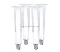 Acrylic furniture manufacturer custom plexiglass furniture legs coffee table legs AL-046