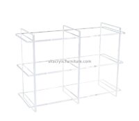 Acrylic furniture supplier custom plexiglass 3 tier side shelf table AT-839