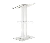 Acrylic furniture supplier custom plexiglass lectern lucite pulpit AP-1241