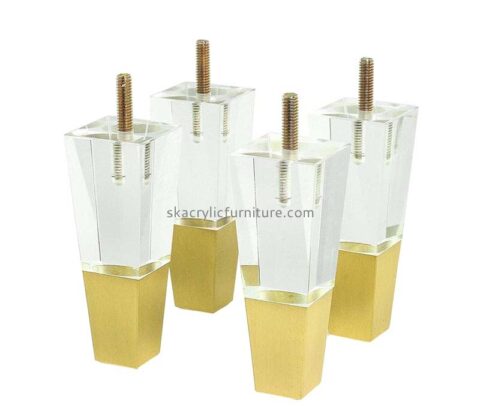 Plexiglass furniture supplier custom acrylic furniture legs AL-042