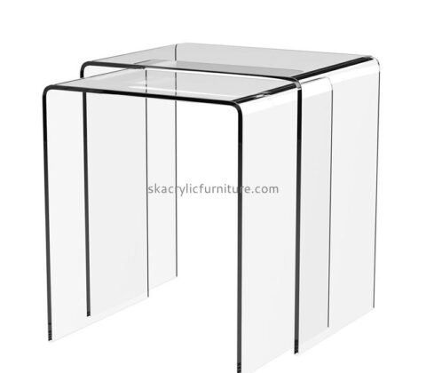 Wholesale custom acrylic U shape side table AT-1052