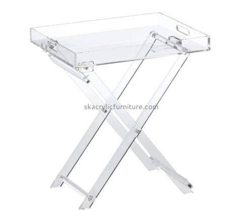 Wholesale custom acrylic foldable tray table AT-1050