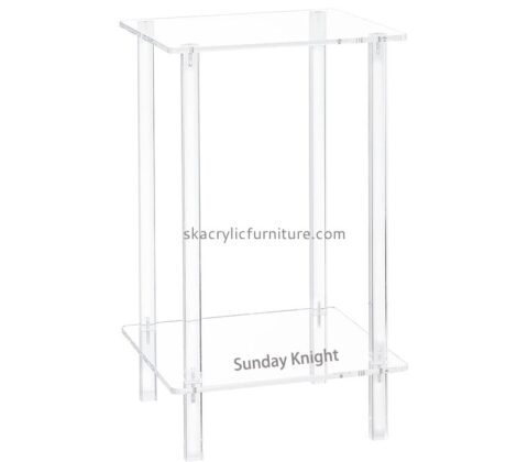 Wholesale custom acrylic 2-tier nightstand AT-1047