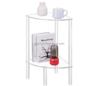 Wholesale custom acrylic 2 tiers corner side table AT-1039