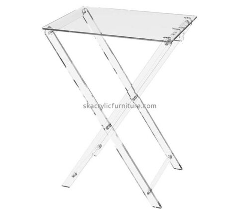 Wholesale custom acrylic foldable end tray table AT-1035