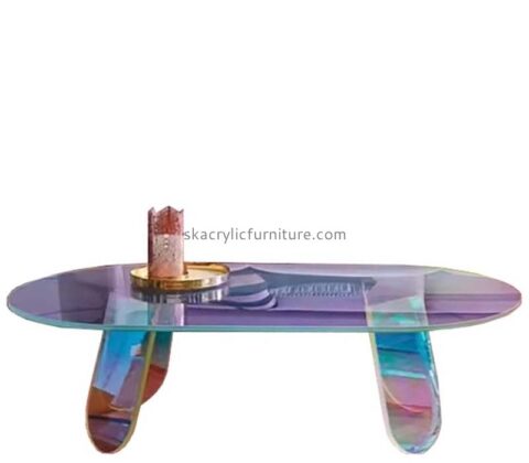 Wholesale custom rainbow acrylic living room table AT-1033