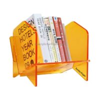 Wholesale custom acrylic desktop book shelf AT-1027