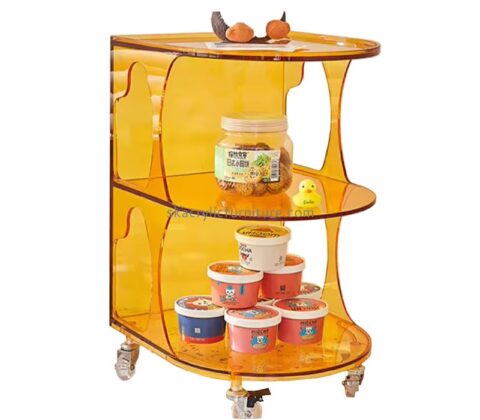 Wholesale custom acrylic 3 tiers living room side table AT-1024