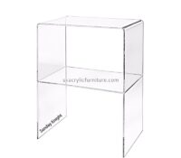 Wholesale custom acrylic 2 tiers side table AT-1023