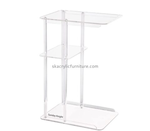 Custom wholesale acrylic 3 tiers sofa end table AT-1011