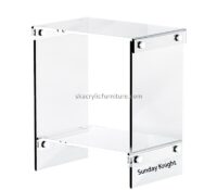 Custom wholesale acrylic 2 tiers sofa end table AT-1010