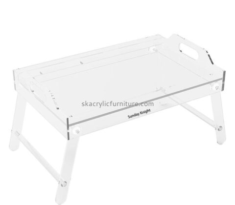 Custom wholesale acrylic folding bed tray AT-999