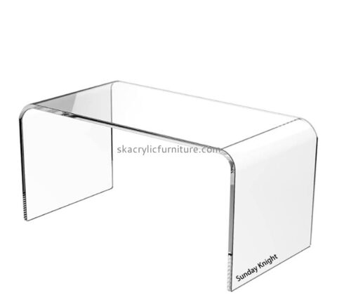 Custom wholesale acrylic U shape modern coffee table AT-989