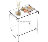 Custom wholesale acrylic modern bedside nightstand table AT-971