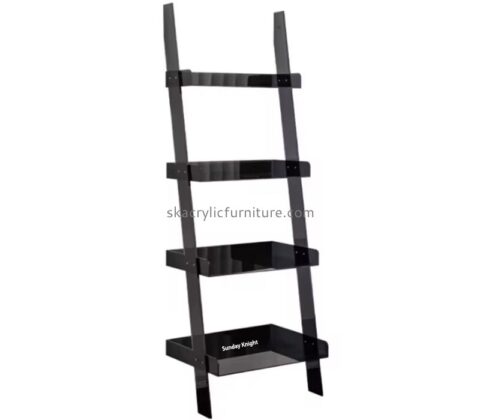 Custom wholesale acrylic 4 tiers book shelf AT-965