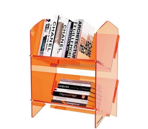 Custom wholesale acrylic desktop bookshelf AT-959