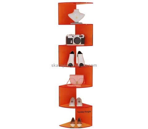 Custom wholesale acrylic floating corner shelf AT-958