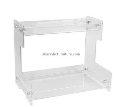 Custom wholesale acrylic 2 tiers dining side table AT-942