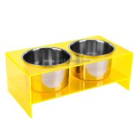 Custom wholesale acrylic pet feeder stand AB-137