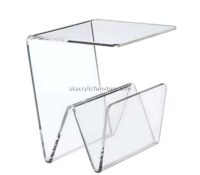 Custom wholesale acrylic W Z shape magazine rack AT-933