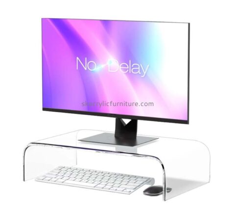 Custom wholesale acrylic monitor stand riser AT-929