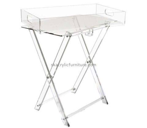 Custom wholesale acrylic foldable TV tray table AT-927