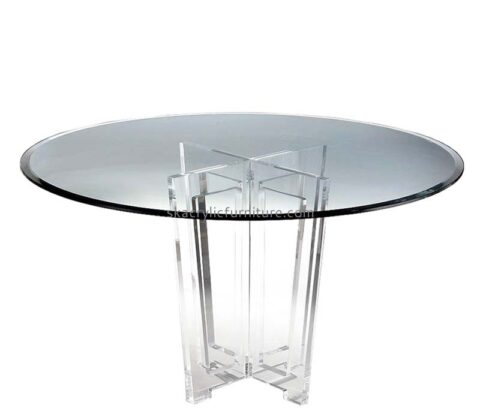 Custom wholesale acrylic round dining table AT-926