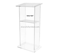 Custom acrylic reception stand podium AP-1308