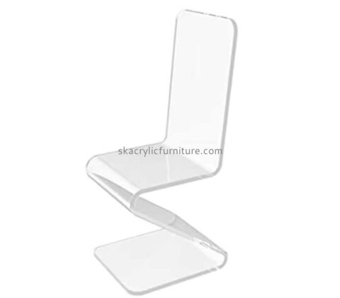 Custom clear acrylic Z shape chair AC-107