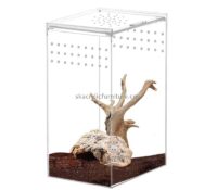 Custom acrylic reptile enclosure breeding box AB-109