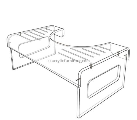 Custom clear acrylic poop stool for children AC-097