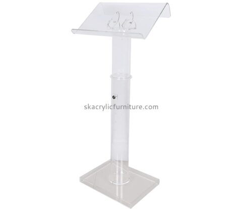 China acrylic supplier custom plexiglass presentation podium AP-1287