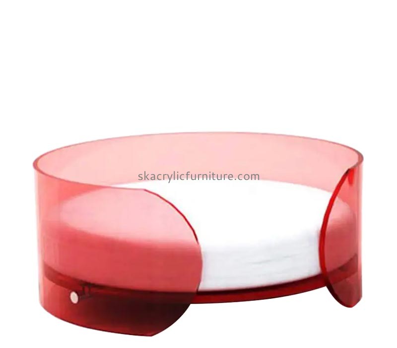 Acrylic item manufacturer custom perspex dog pet bed AB-090