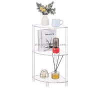 Perspex products manufacturer custom acrylic 3 tier corner side table AT-880