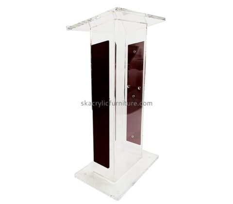 China plexiglass supplier custom acrylic lectern podium stand AP-1272