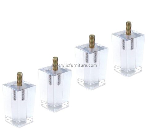 Plexiglass display supplier custom acrylic cabinet support legs AL-072