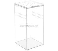 Acrylic products manufacturer custom lucite tarantula enclosure reptile habitat terrarium breeding box AB-081