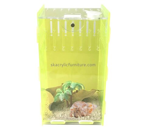 Acrylic display supplier custom plexiglass tarantula enclosure breeding tank AB-078