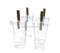 Acrylic furniture supplier custom plexiglass sofa legs cabinet feet AL-062